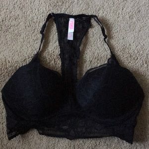 VS PINK Black Lace Bralette
